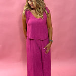 Supreme Pocketed Jumpsuit in Pink