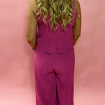 Supreme Pocketed Jumpsuit in Pink