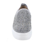 Swanky Bling Sneaker in Grey Crystal