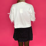 Sweet Detail Bow Embroidered Cardigan