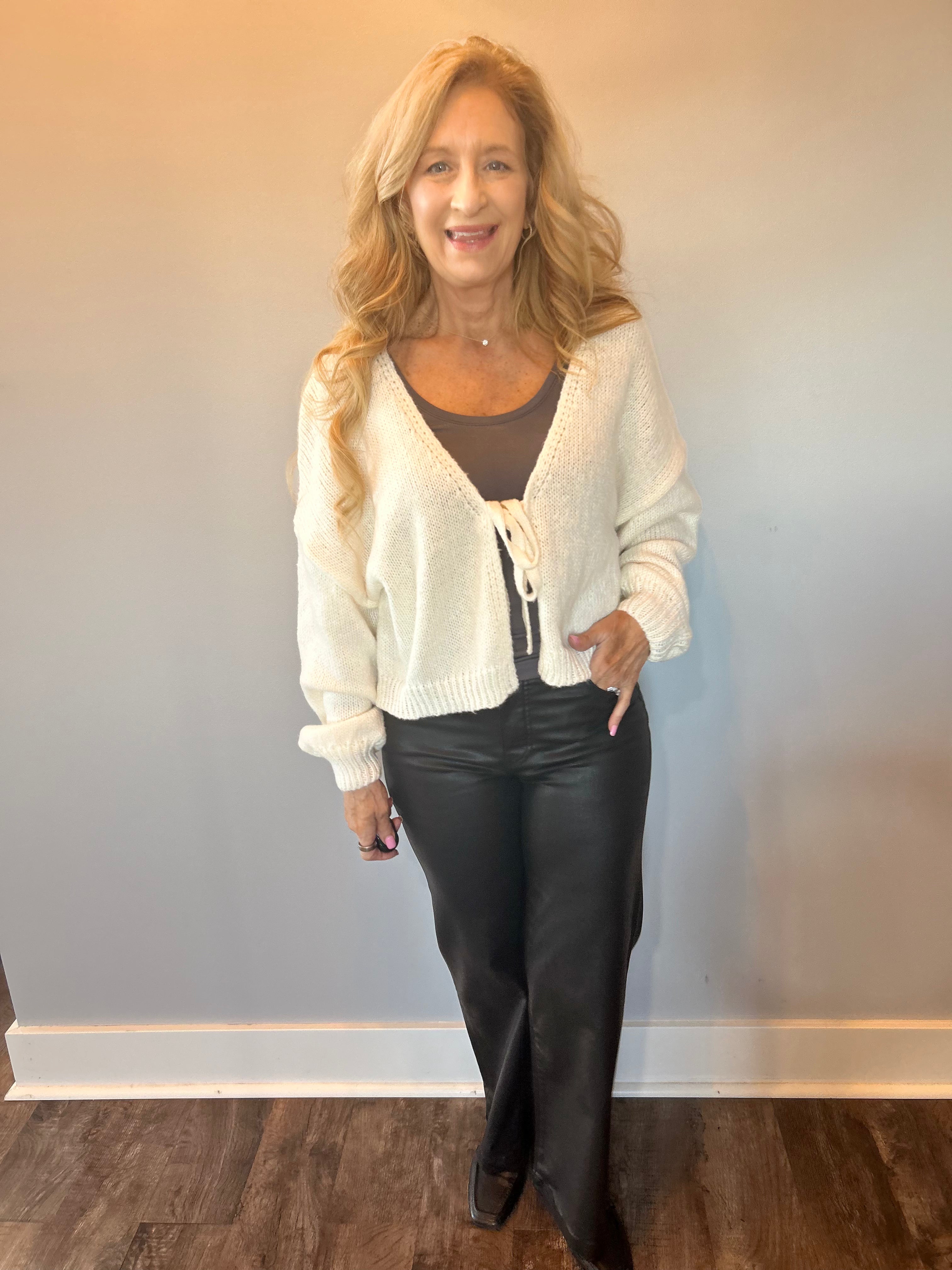 Sweet Knot Knit Cardigan