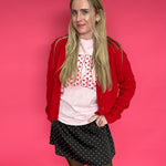 Sweet Spot Polka Dot Skort in Black