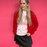 Sweet Spot Polka Dot Skort in Black