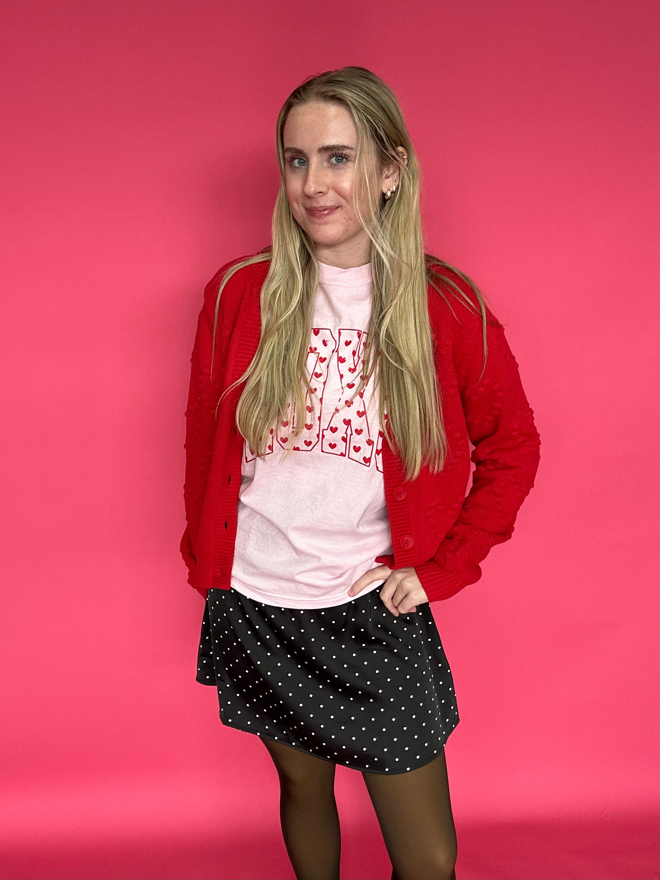 Sweet Spot Polka Dot Skort in Black