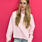 Sweet Stripe Everyday Long Sleeve Top - Shabby 2 Chic Boutiques