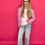 Sweet Stripe Everyday Long Sleeve Top - Shabby 2 Chic Boutiques