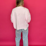 Sweet Stripe Everyday Long Sleeve Top - Shabby 2 Chic Boutiques