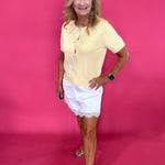 Sweet Talk Satin Lace Trim Mini Skirt - Shabby 2 Chic Boutiques