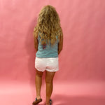 Tara V-Neck Sweater Tank in Sage
