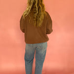 Thankful Gingham Graphic Sweatshirt