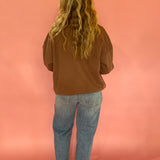 Thankful Gingham Graphic Sweatshirt