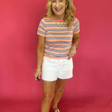 The “Candy Stripe” Knit Tee - Shabby 2 Chic Boutiques