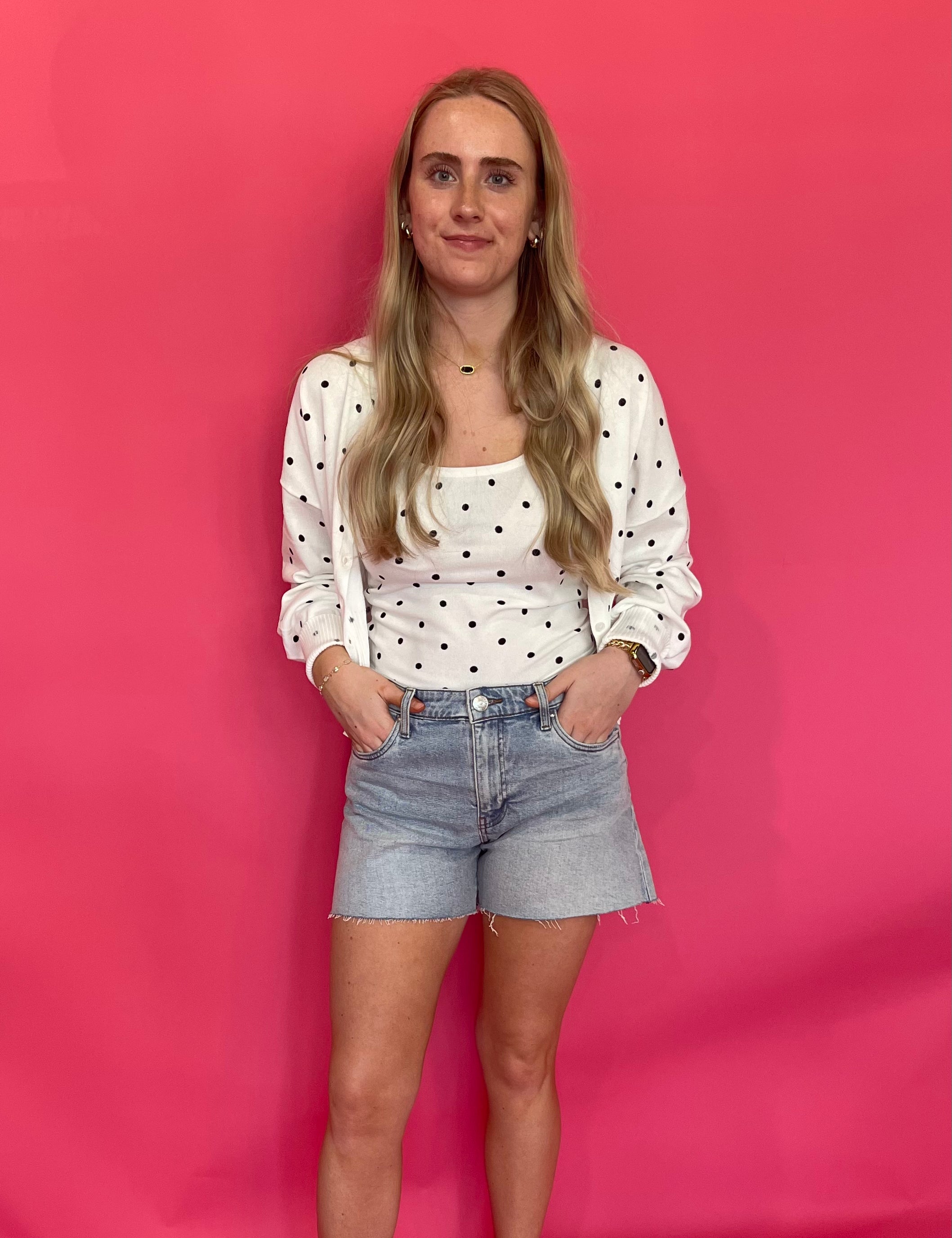The “Chic Without Trying” Polka Dot Cardigan - Shabby 2 Chic Boutiques