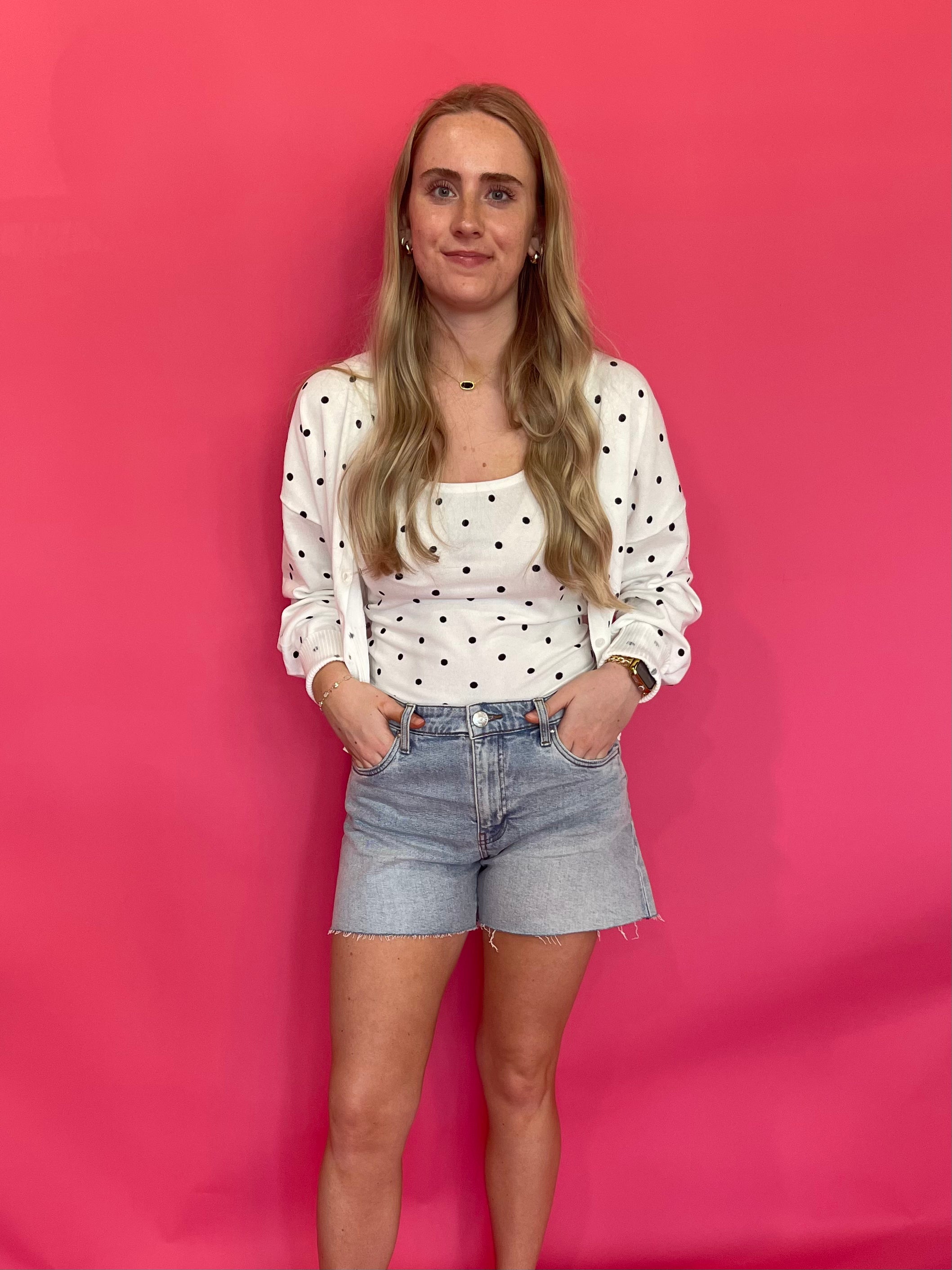 The “Chic Without Trying” Polka Dot Cardigan - Shabby 2 Chic Boutiques