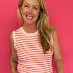 The Citrus Stripe Knit Tank - Shabby 2 Chic Boutiques