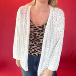 The Classic Charm Hollow Knit Cardigan