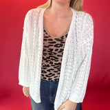 The Classic Charm Hollow Knit Cardigan