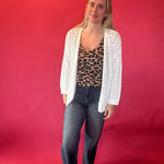 The Classic Charm Hollow Knit Cardigan