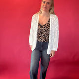 The Classic Charm Hollow Knit Cardigan