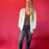 The Classic Charm Hollow Knit Cardigan