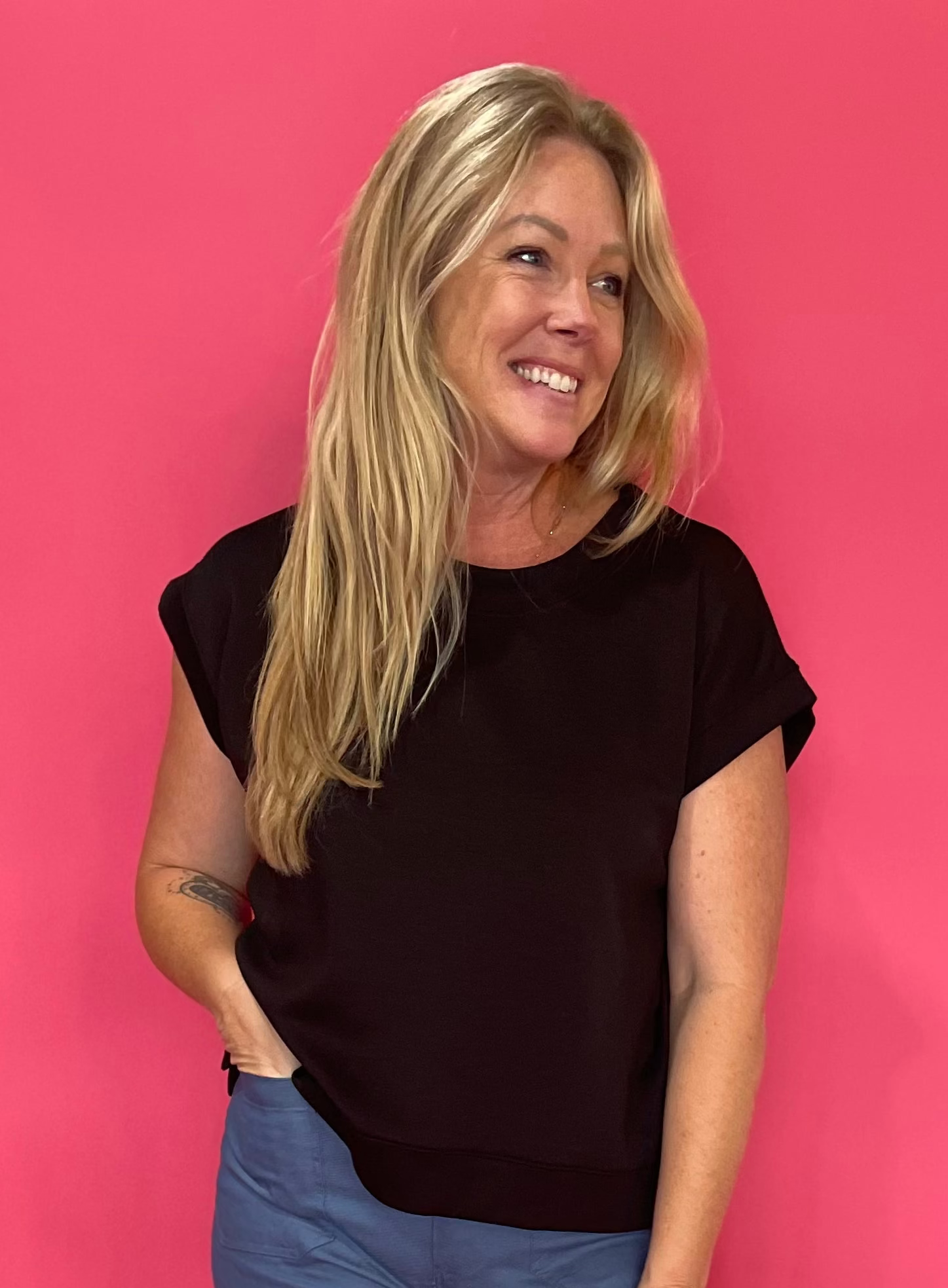 The “Cloud Nine” Scuba Top in Black