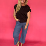 The “Cloud Nine” Scuba Top in Black