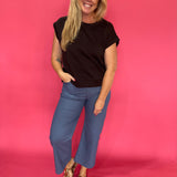 The “Cloud Nine” Scuba Top in Black