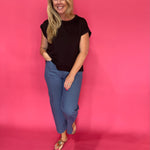 The “Cloud Nine” Scuba Top in Black