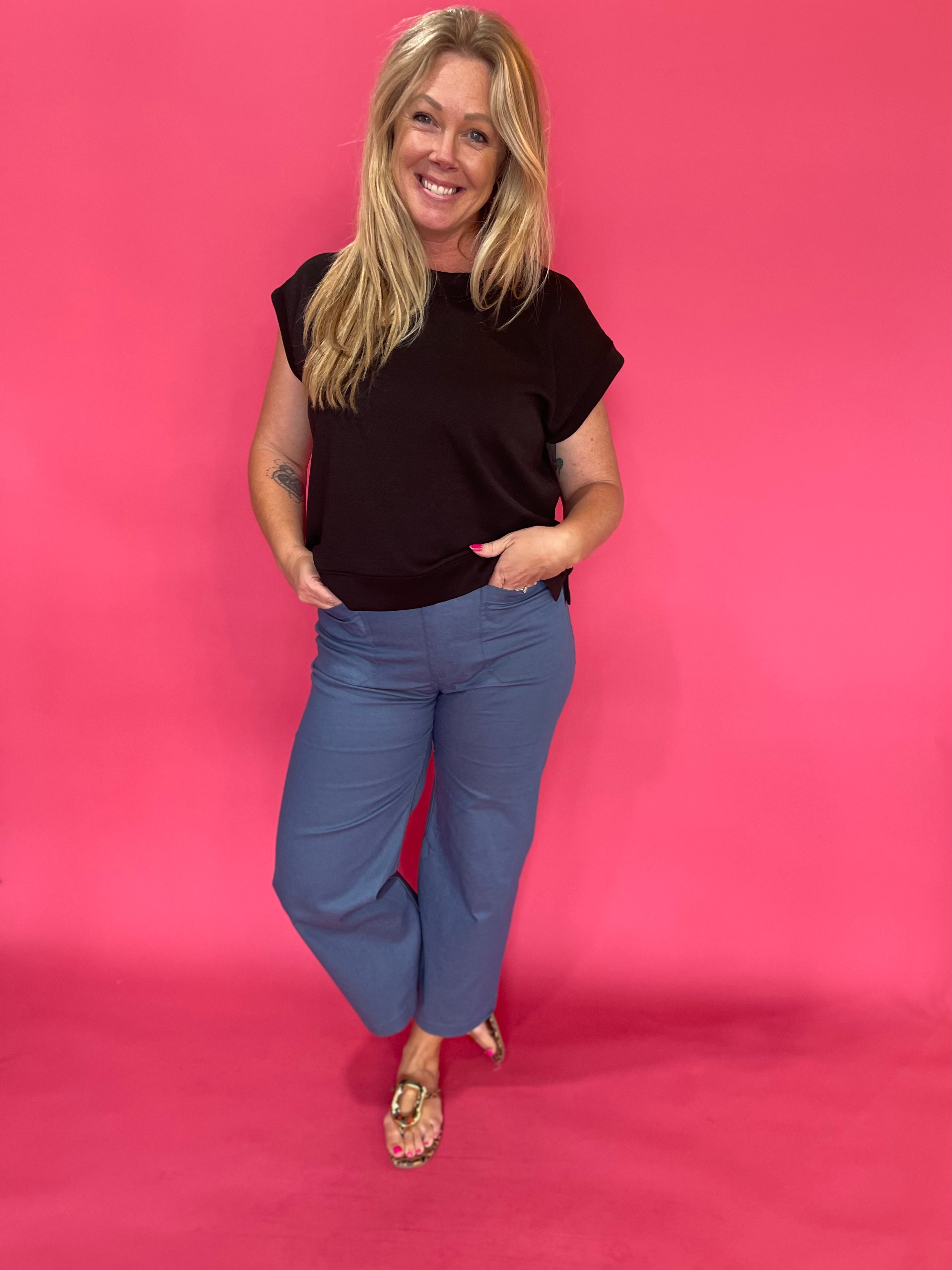 The “Cloud Nine” Scuba Top in Black