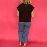 The “Cloud Nine” Scuba Top in Black