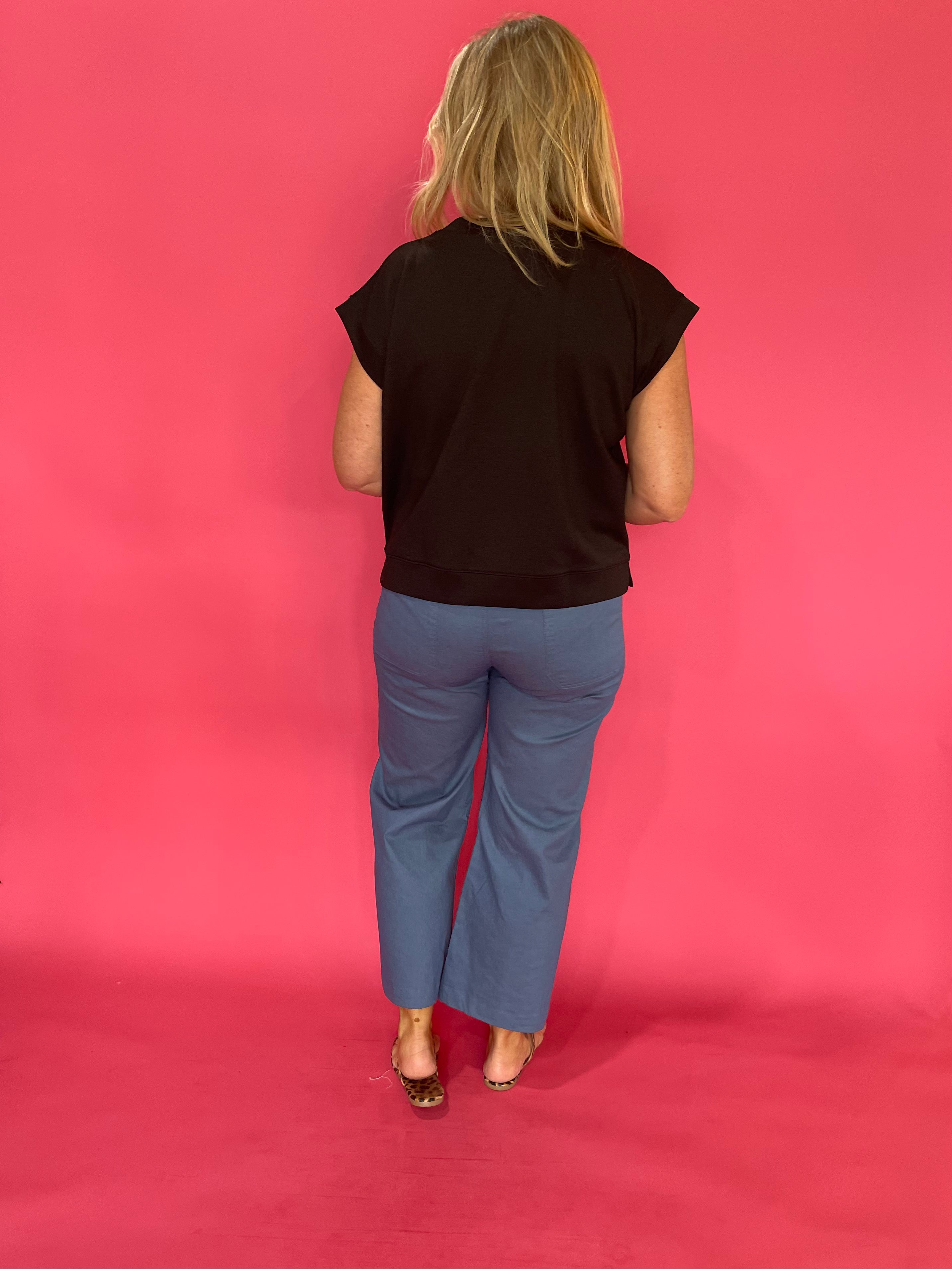 The “Cloud Nine” Scuba Top in Black