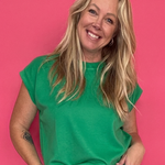 The “Cloud Nine” Scuba Top in Green
