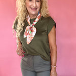 The Confidence Sleeveless Top in Olive