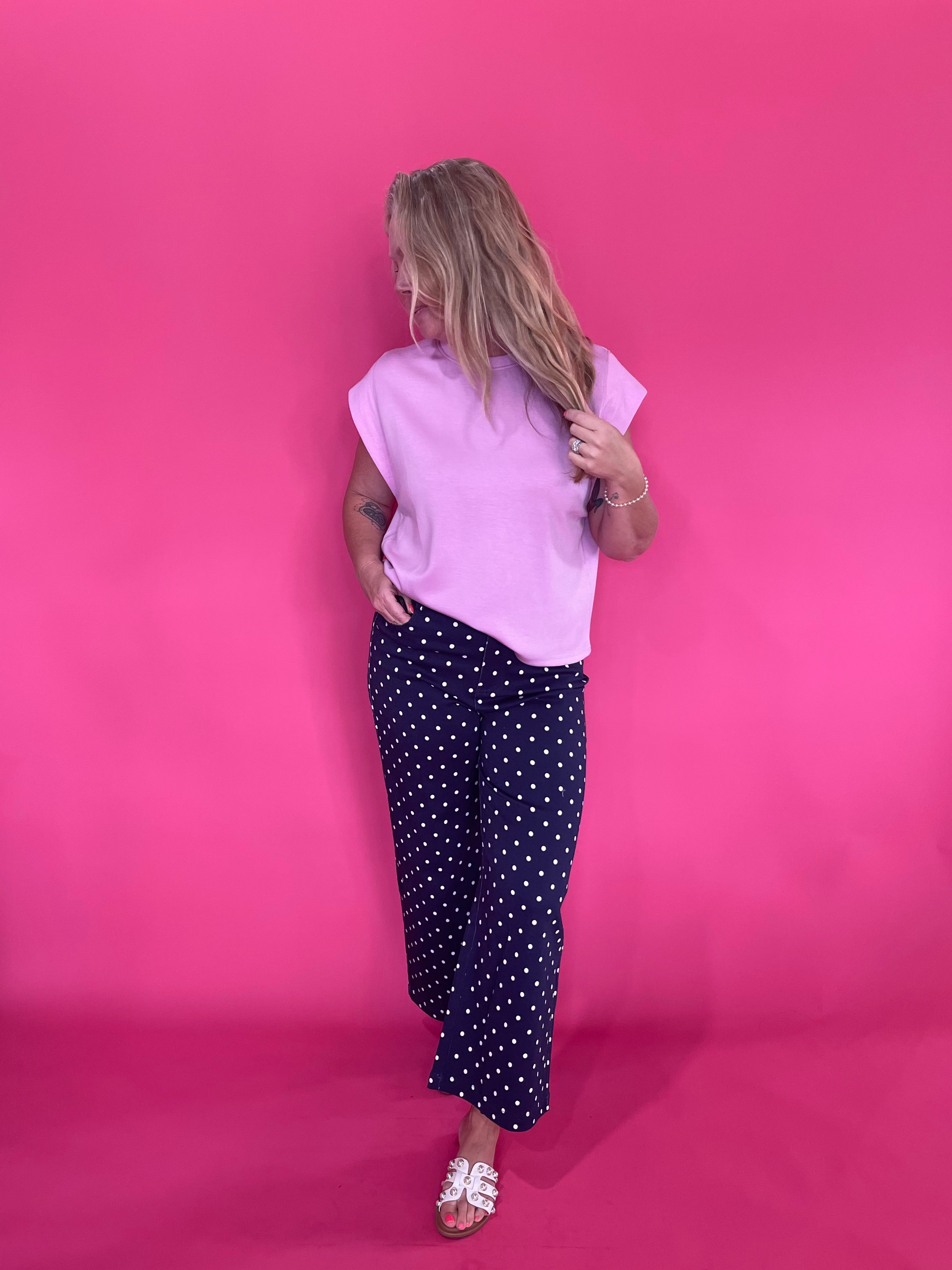 The Confidence Sleeveless Top in Pink