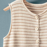 The Easy Days Striped Knit Vest