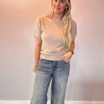 The Effortless Knit Crew in Brown