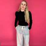 The Essential Ribbed Long Sleeve Top in Black