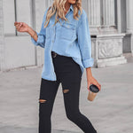 The Everyday Ease Denim Shirt