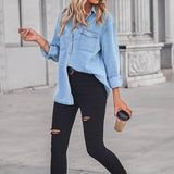 The Everyday Ease Denim Shirt