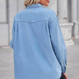 The Everyday Ease Denim Shirt