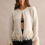The Fringe Benefit Cardigan