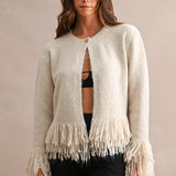 The Fringe Benefit Cardigan
