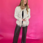 The Fringe Benefit Cardigan