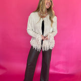 The Fringe Benefit Cardigan