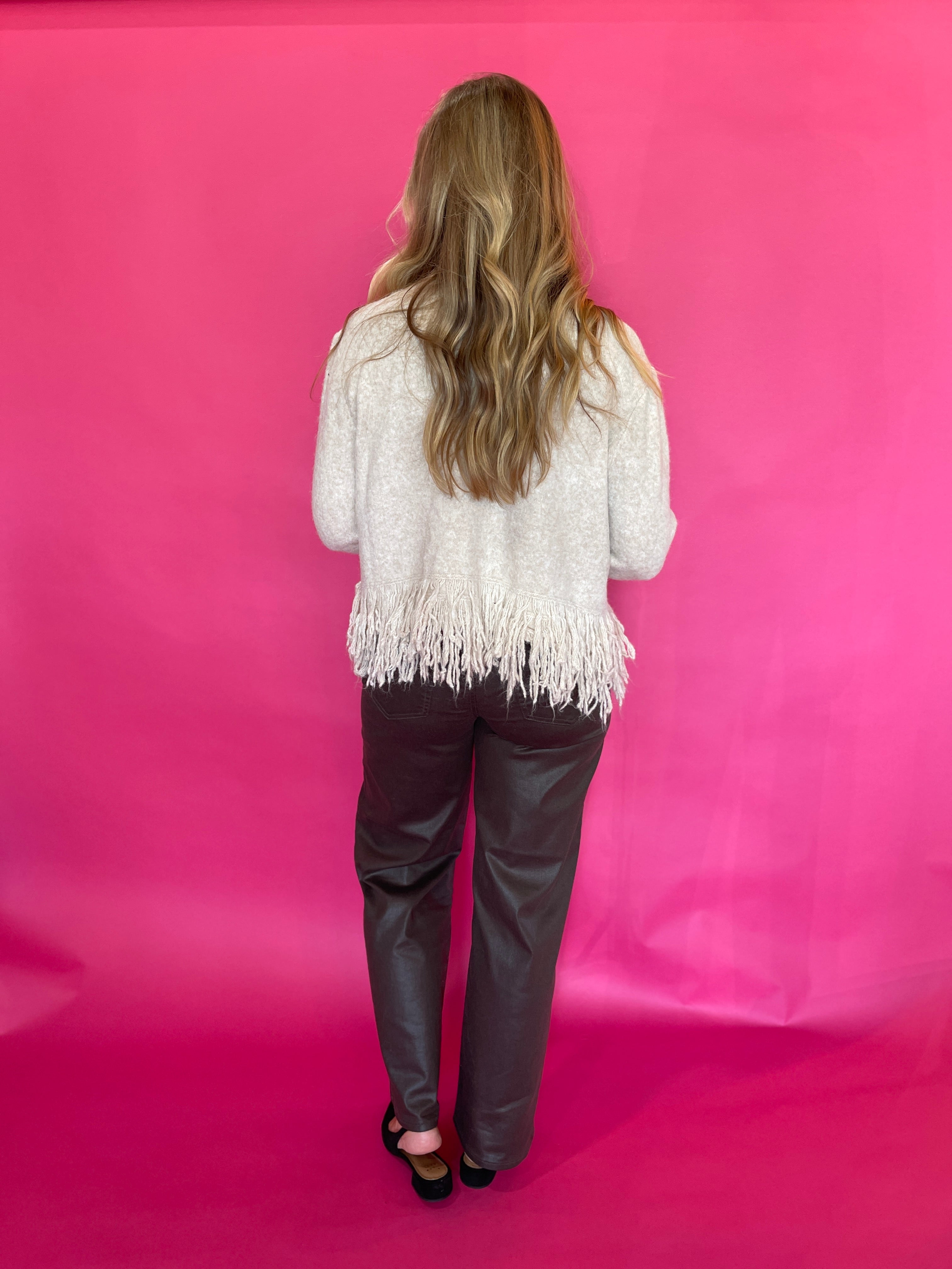 The Fringe Benefit Cardigan