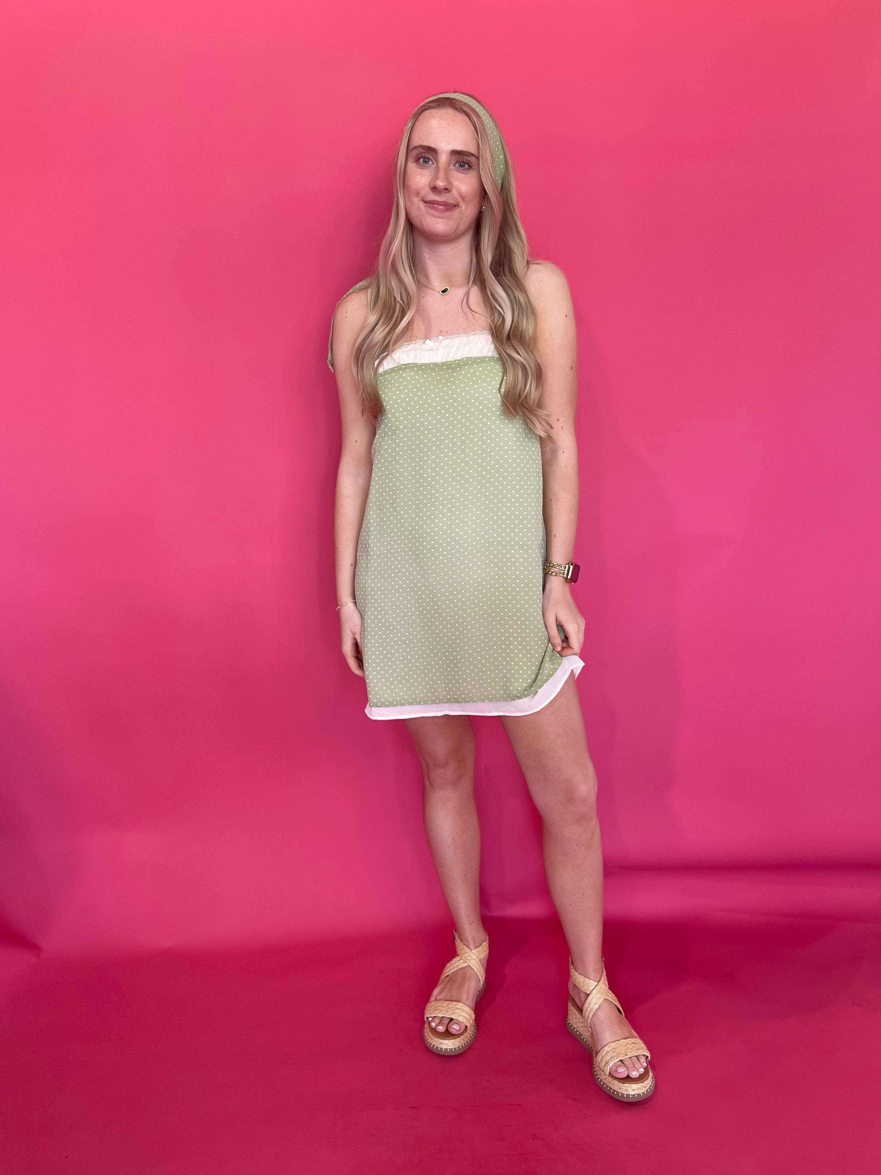 The Kaila Polka Dot Mini Dress - Shabby 2 Chic Boutiques