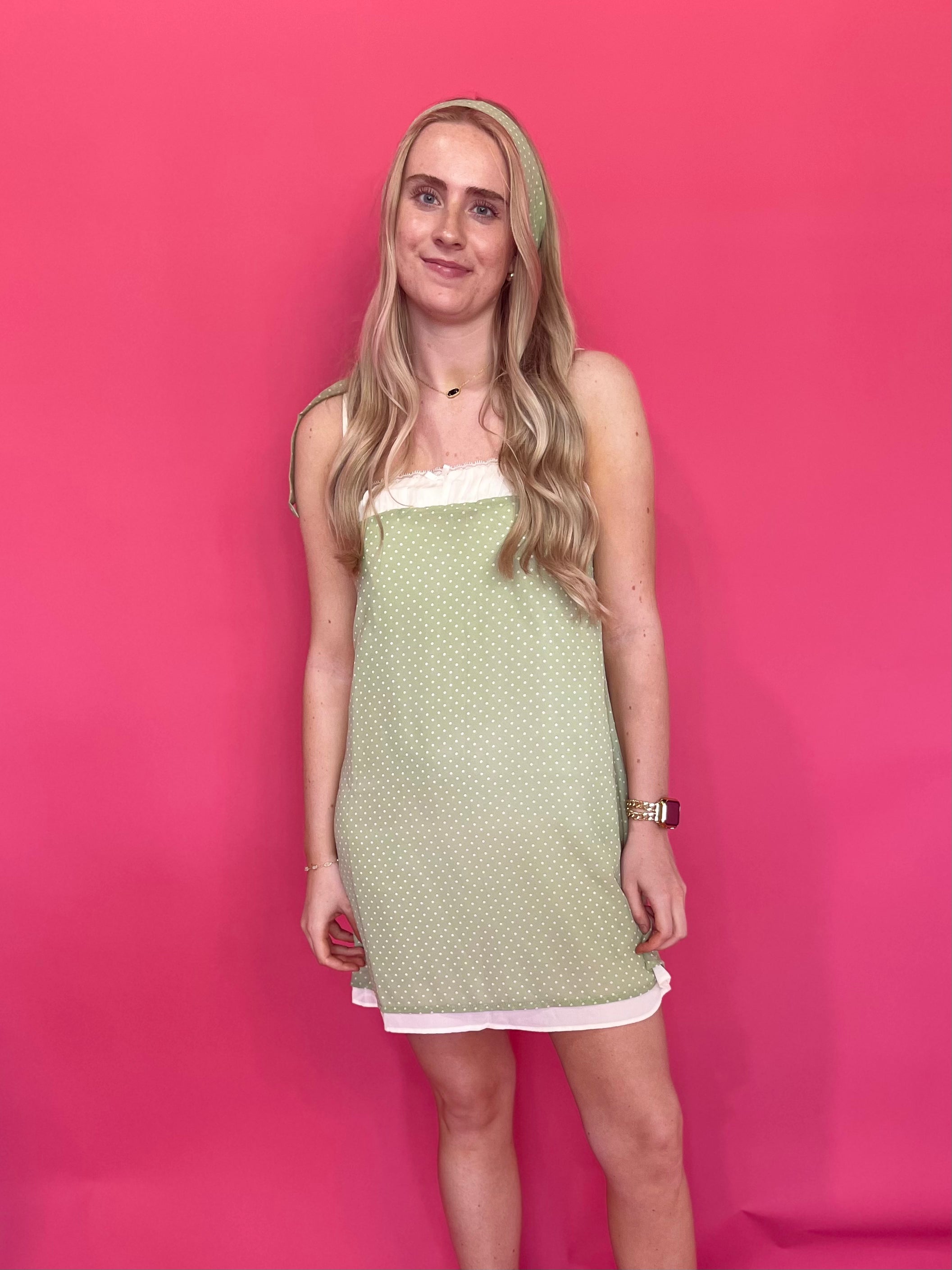 The Kaila Polka Dot Mini Dress - Shabby 2 Chic Boutiques