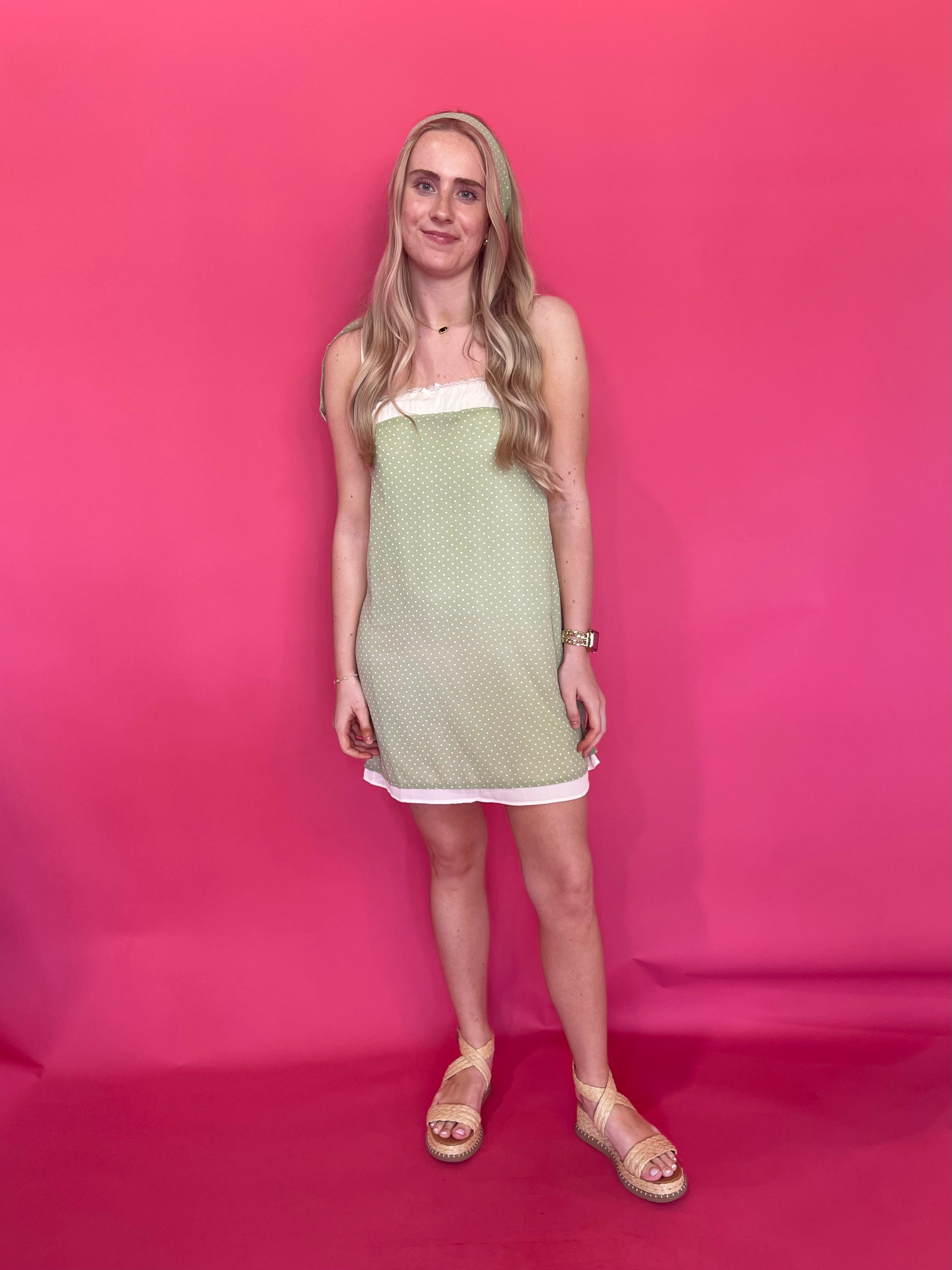The Kaila Polka Dot Mini Dress