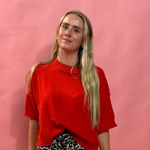 The Laidback Luxe Sweater in Red