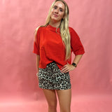 The Laidback Luxe Sweater in Red